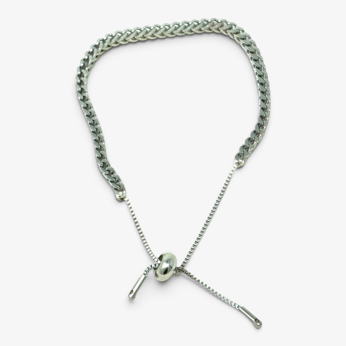 Adjustable Braided Metal Bracelet