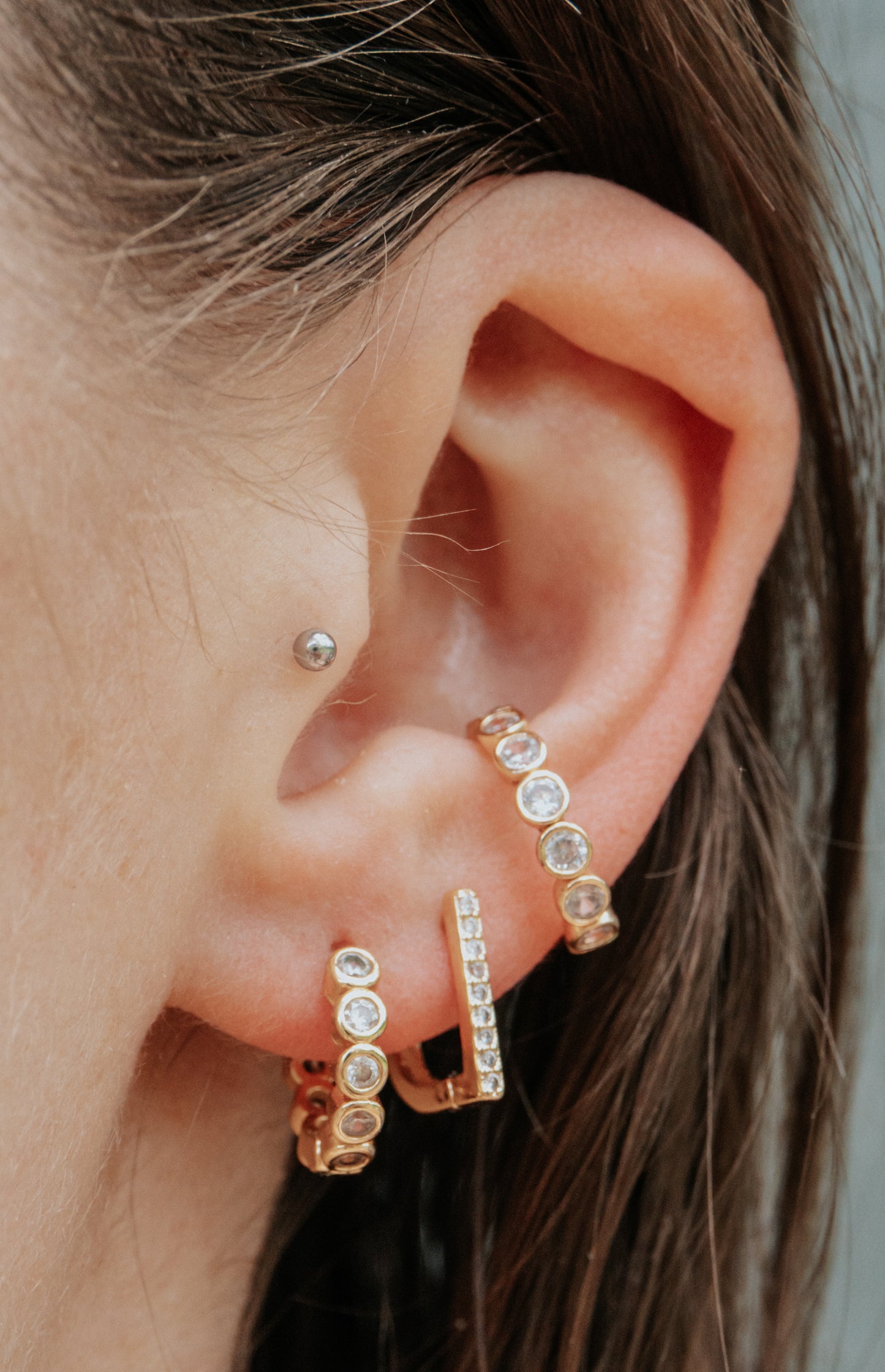 Cubic Ear Cuffs