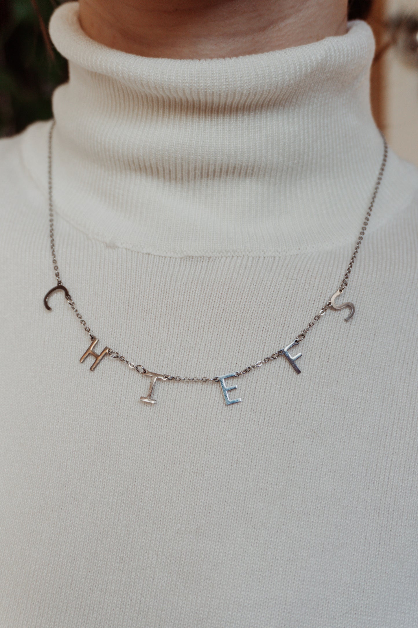 Chiefs Letter Necklace