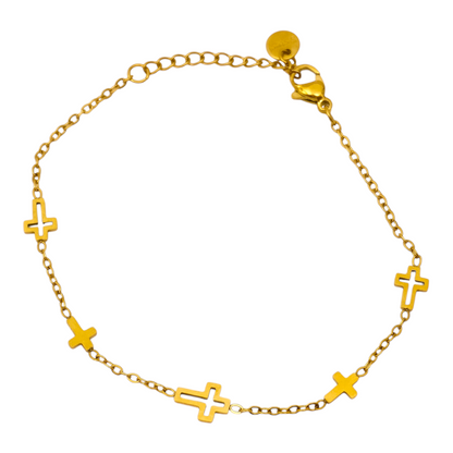 Cross Stainless Steel Bracelet