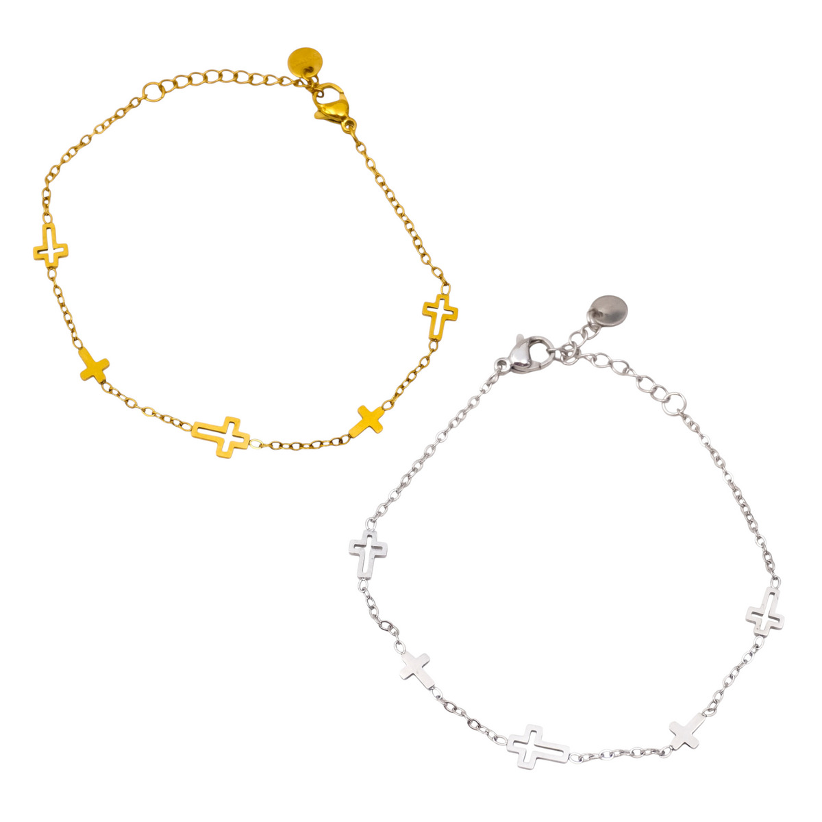 Cross Stainless Steel Bracelet