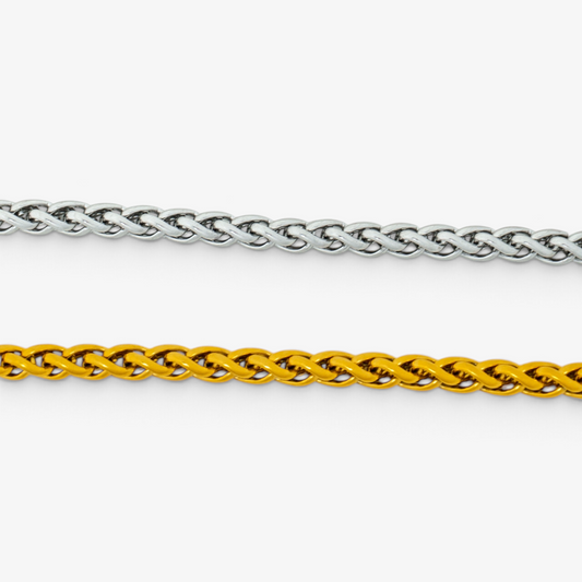 Stainless Steel Wheat Chain Bracelet