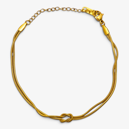 Knotted Stainless Steel Bracelet