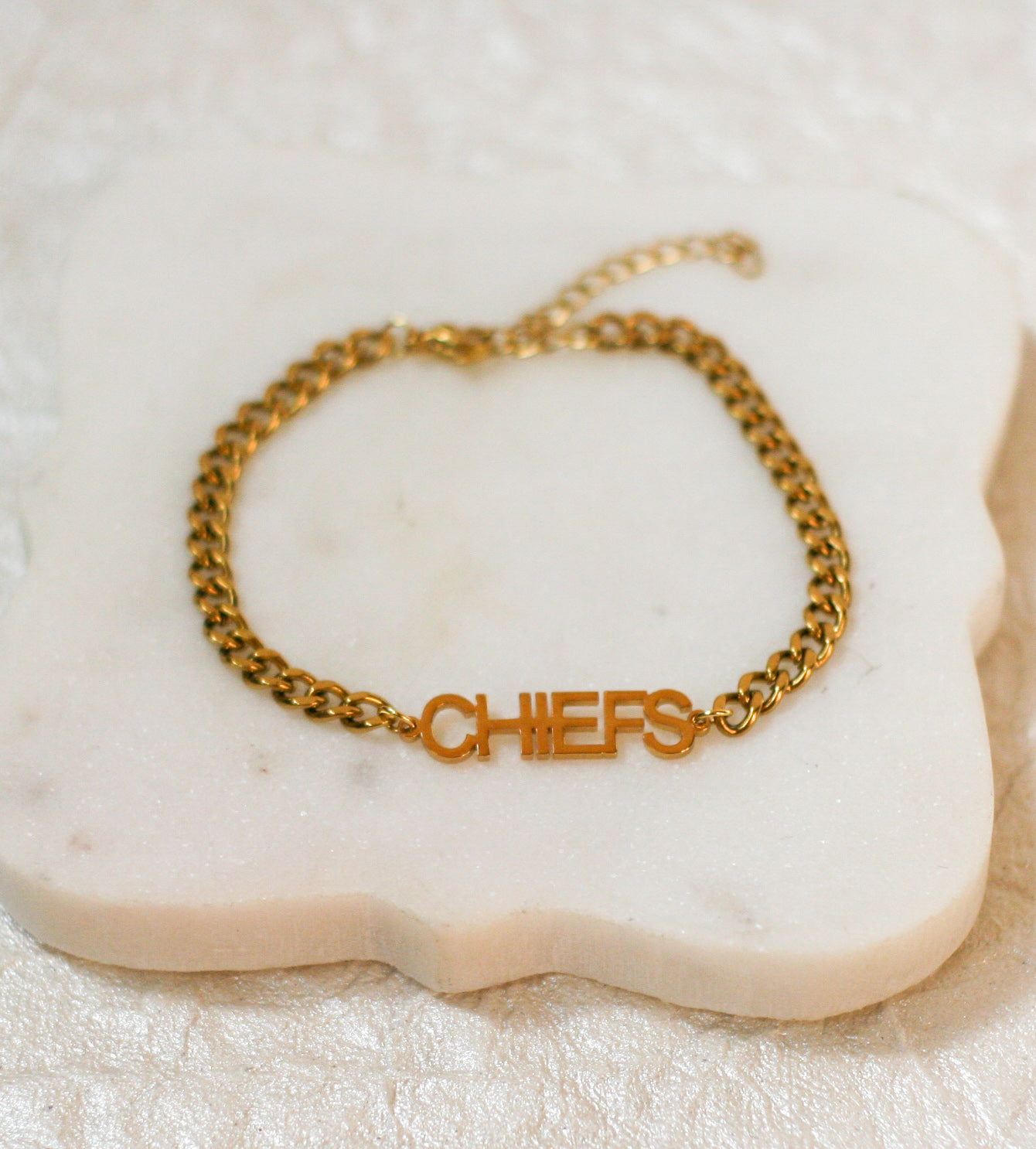 Chiefs Stainless Steel Bracelet