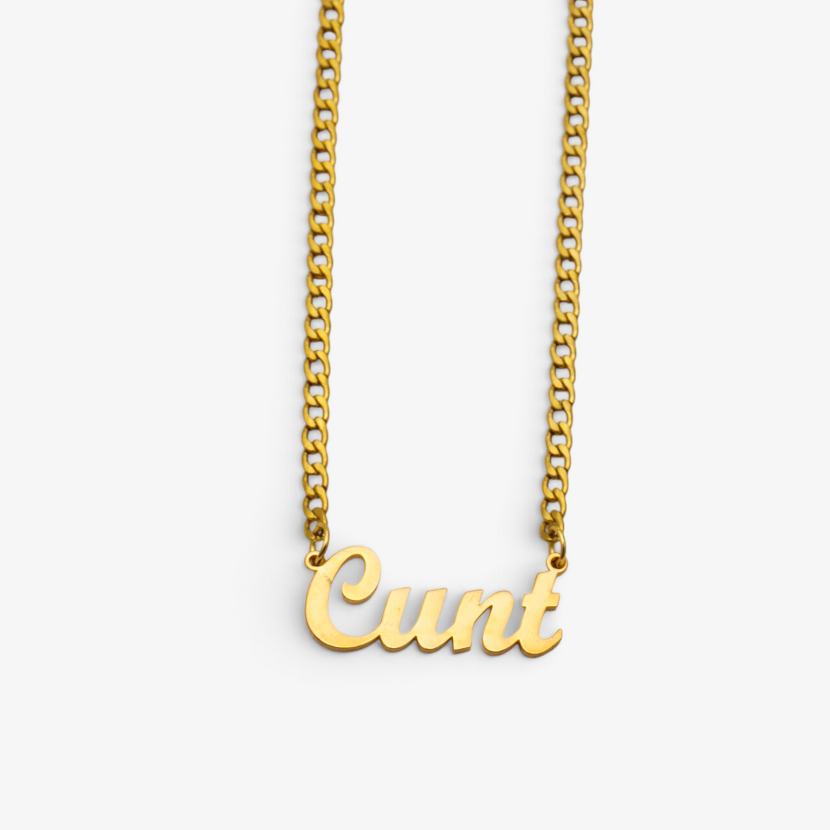 Cunt Stainless Steel Necklace