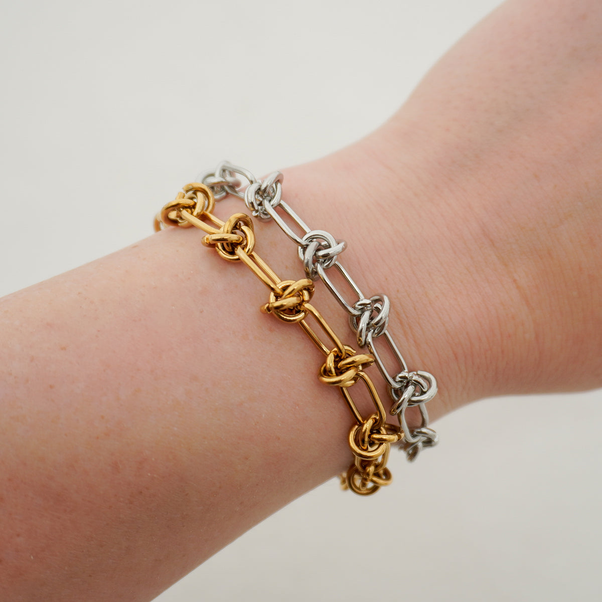 Braided Knot Stainless Steel Bracelet