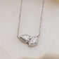 Double Cubic Stainless Steel Necklace