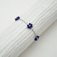 Beaded Flower Stainless Steel Bracelet