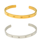 Star Stainless Steel Cuff Bracelet