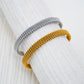 Woven Stainless Steel Bangle Bracelet