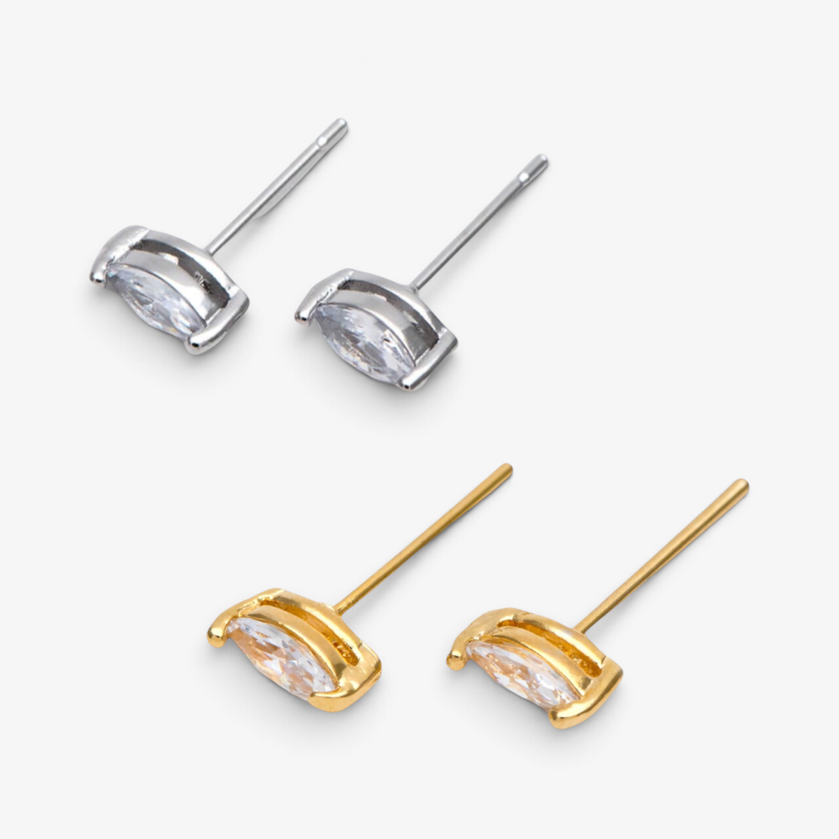 Dainty Cubic Zirconia Studs