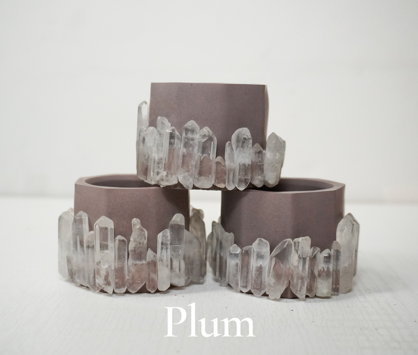 Crystal Point Cement Planter