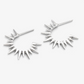 Spiked Sun Hoops