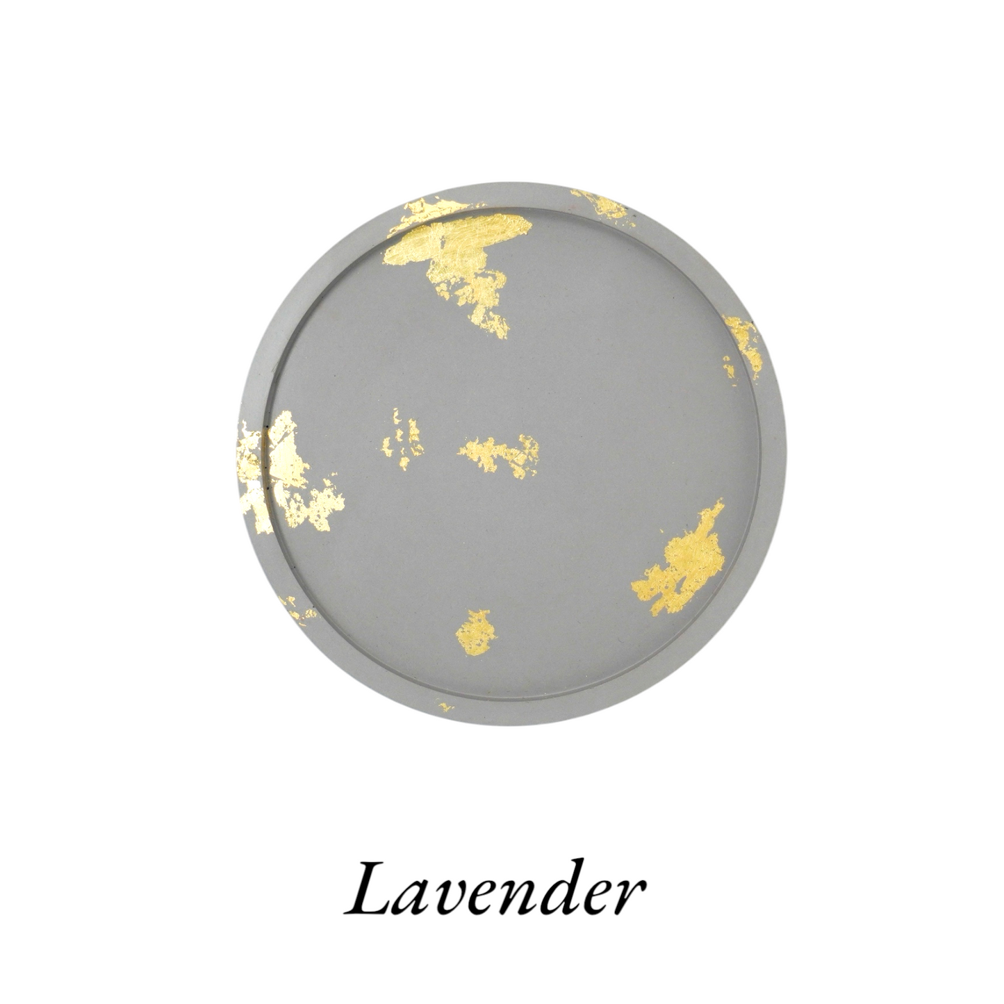 Gold Leaf Cement Coasters