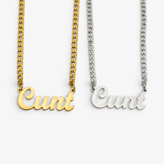 Cunt Stainless Steel Necklace