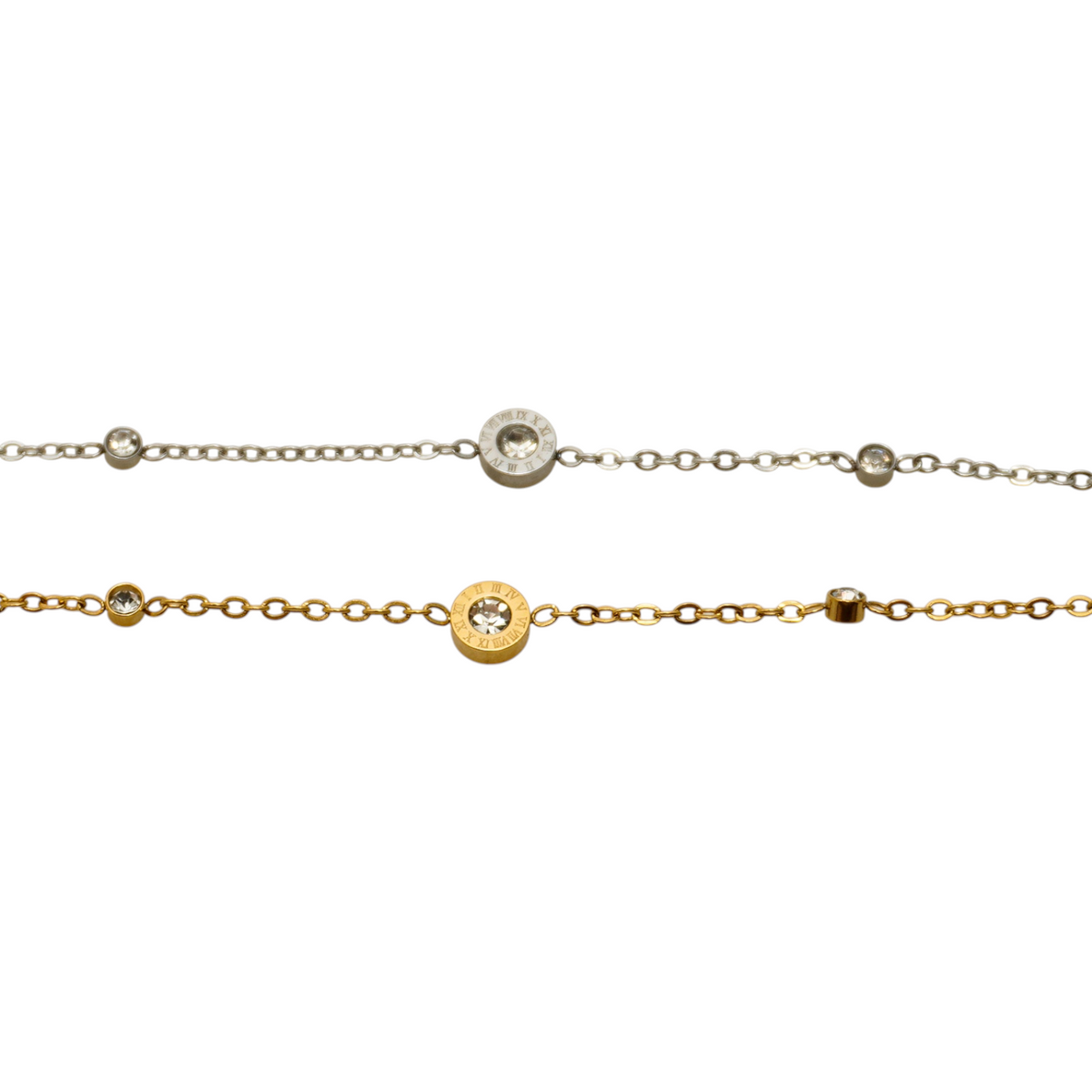 Cubic Clock Stainless Steel Bracelet