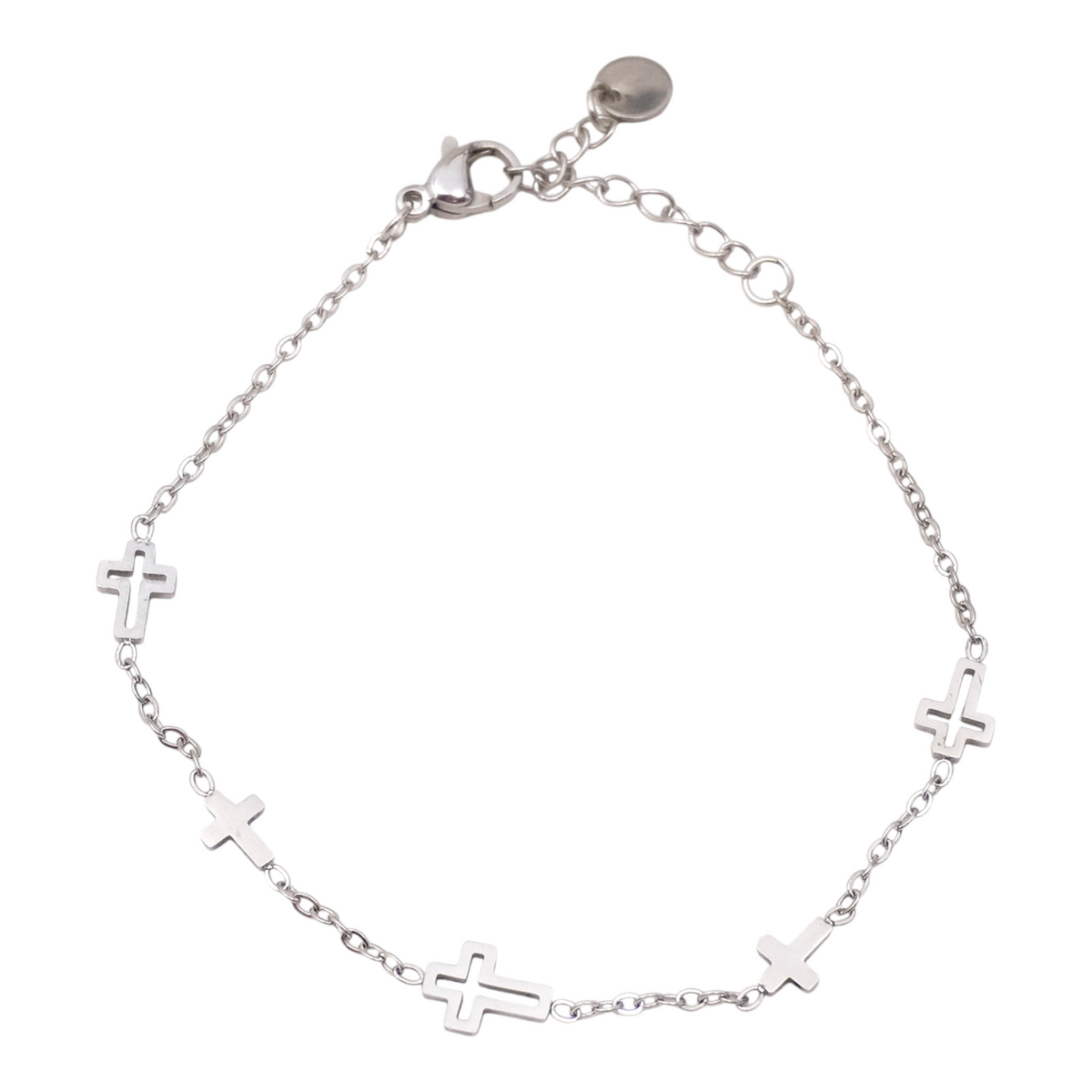 Cross Stainless Steel Bracelet