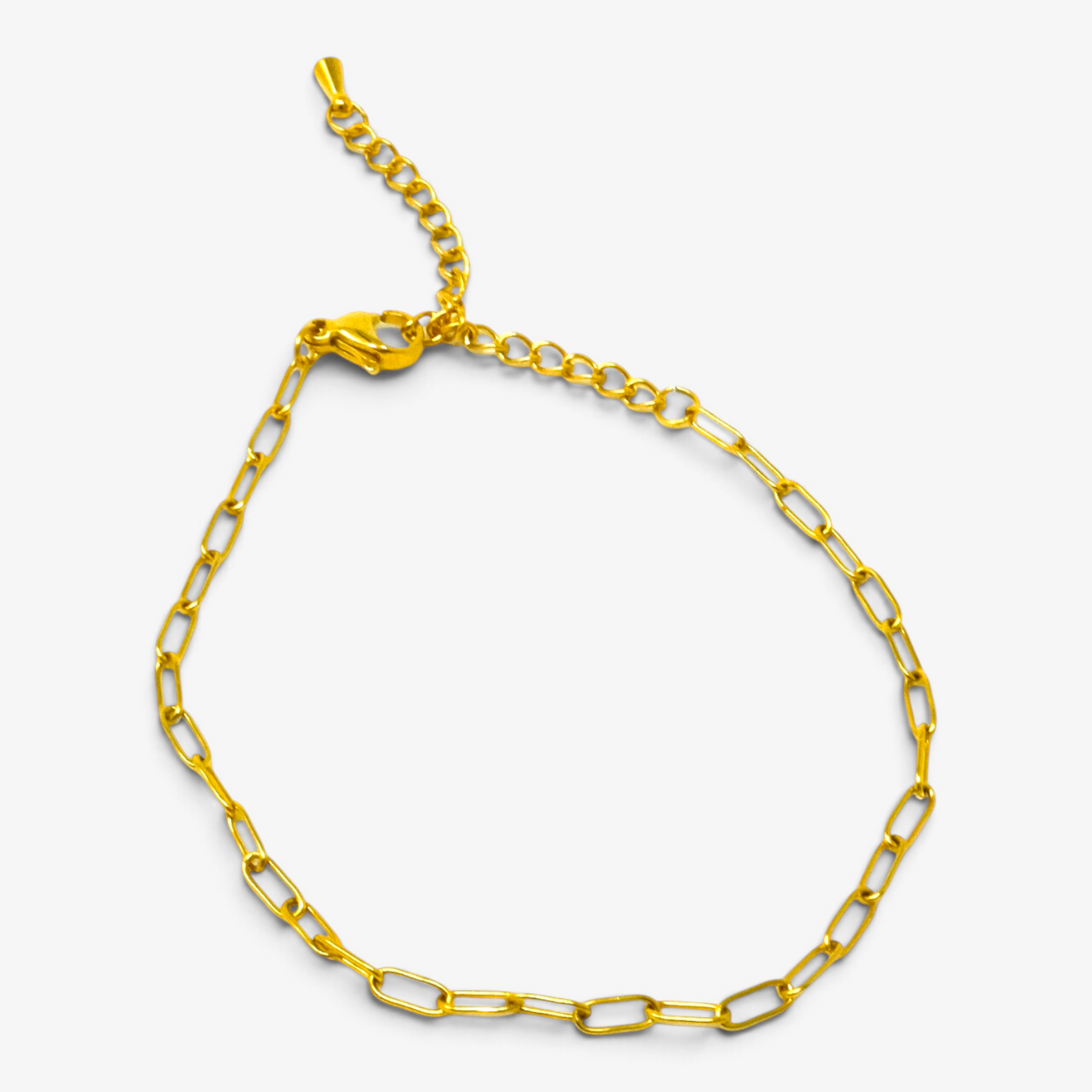 2.5mm Paperclip Stainless Steel Bracelet