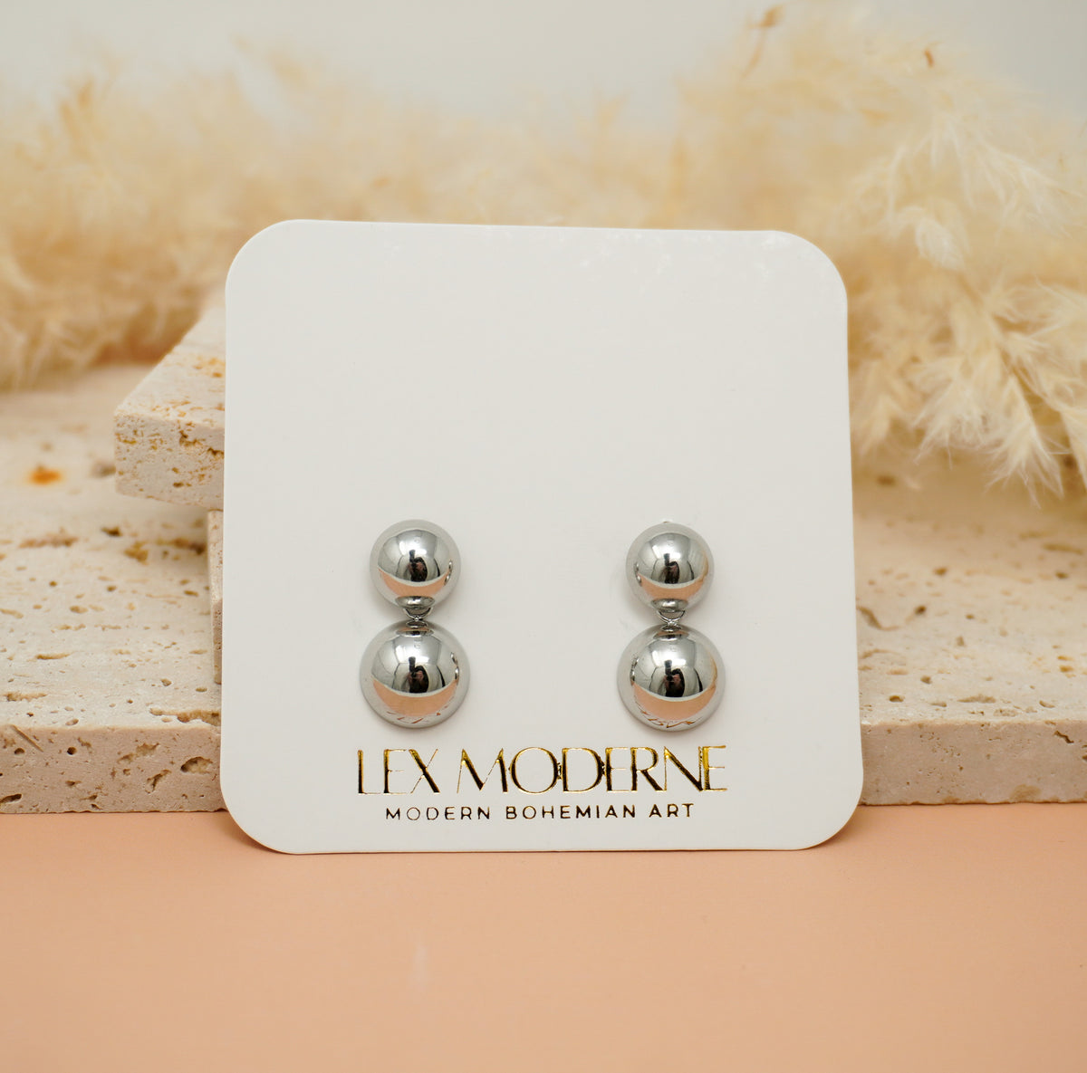 Ball Stainless Steel Stud Earrings