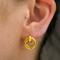 Gold Looped  Stainless Steel Earrings