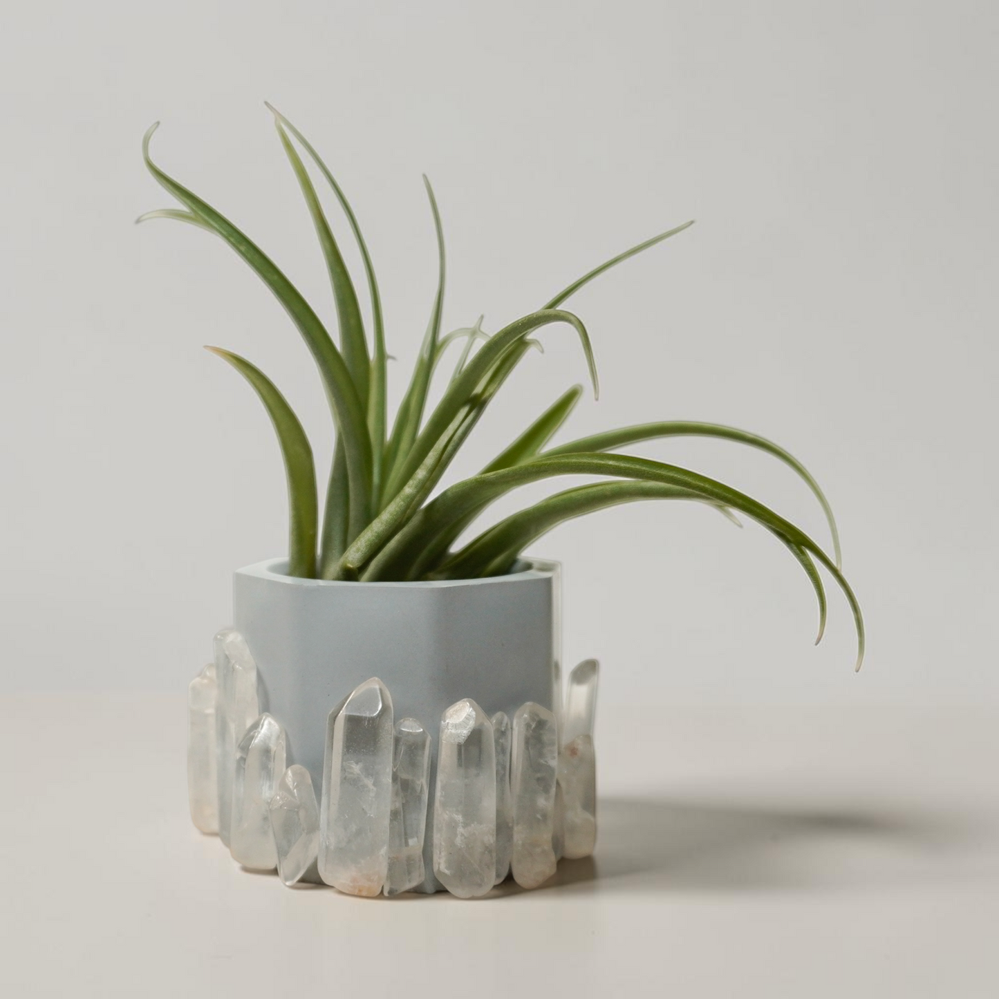 Crystal Point Cement Planter
