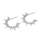 Spiked Sun Hoops