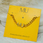 MU Stainless Steel Bracelet