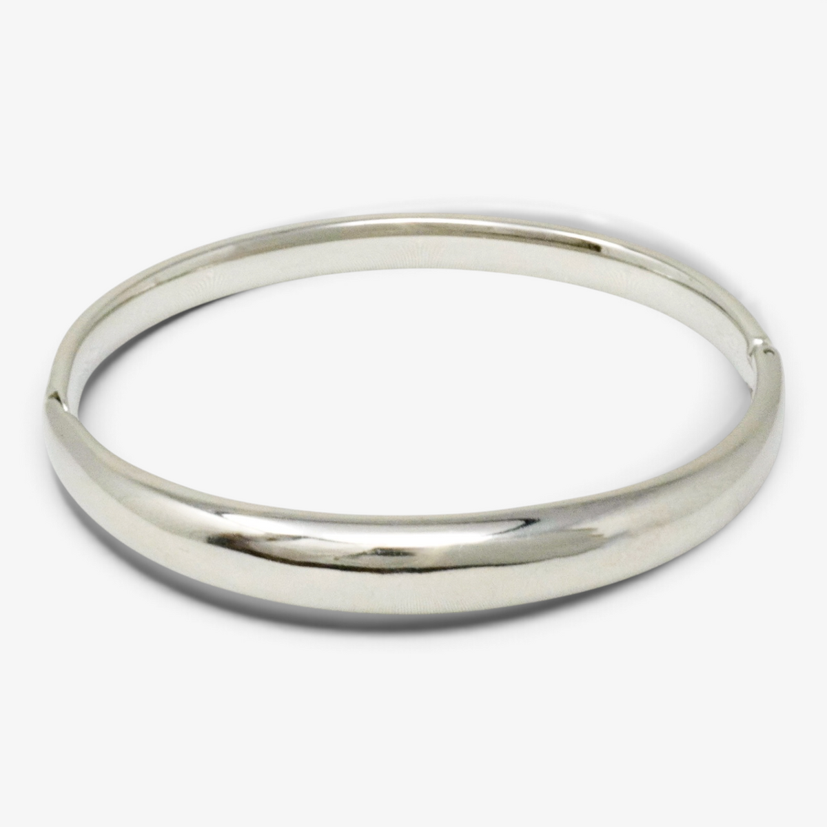 Simple Stainless Steel Bangle Bracelet