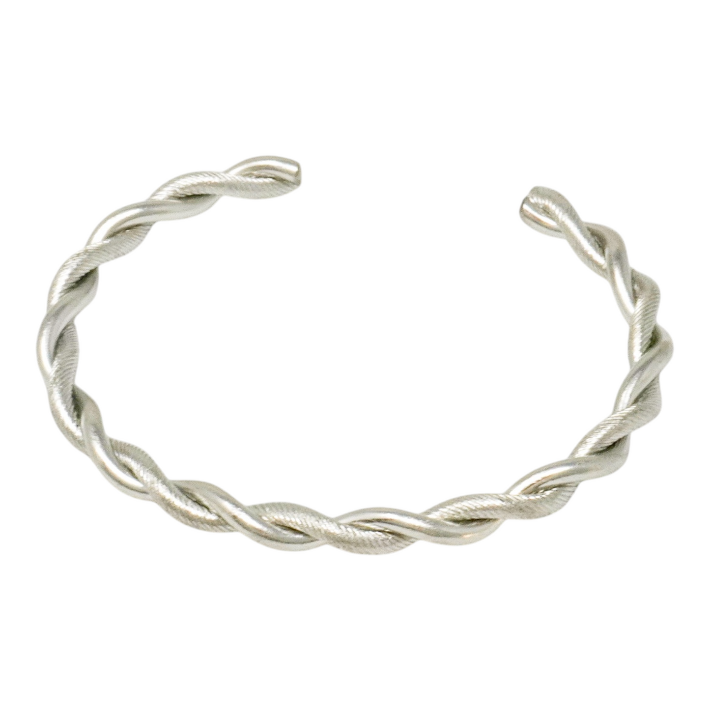 Twisted Stainless Steel Cuff Bracelet