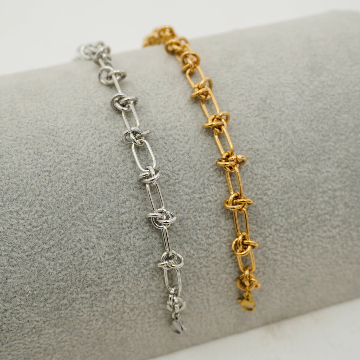Braided Knot Stainless Steel Bracelet