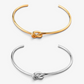 Knot Stainless Steel Cuff Bracelet