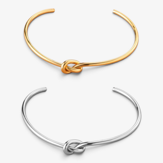 Knot Stainless Steel Cuff Bracelet