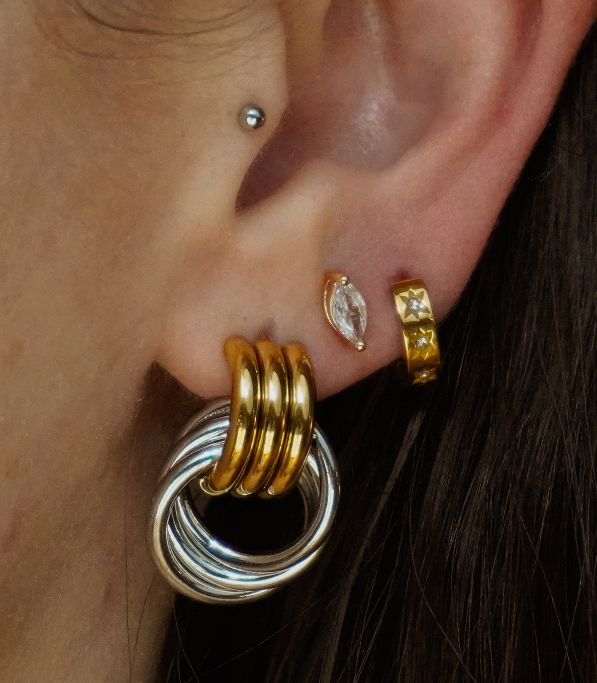 Dainty Cubic Zirconia Studs