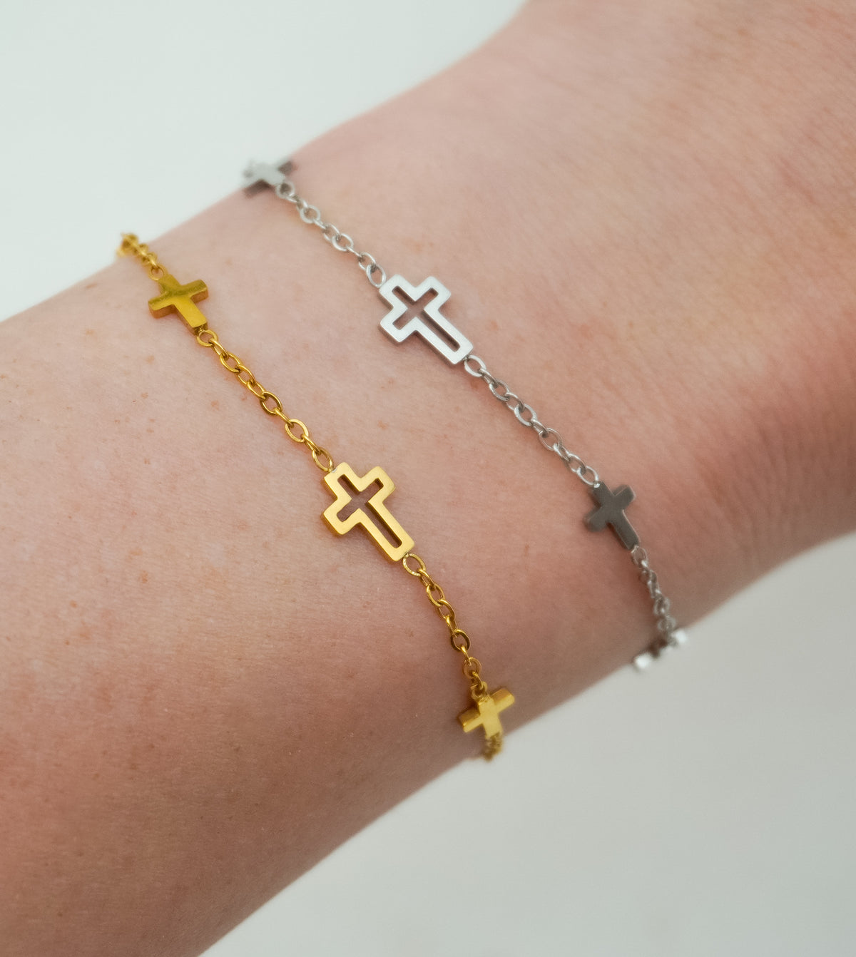 Cross Stainless Steel Bracelet