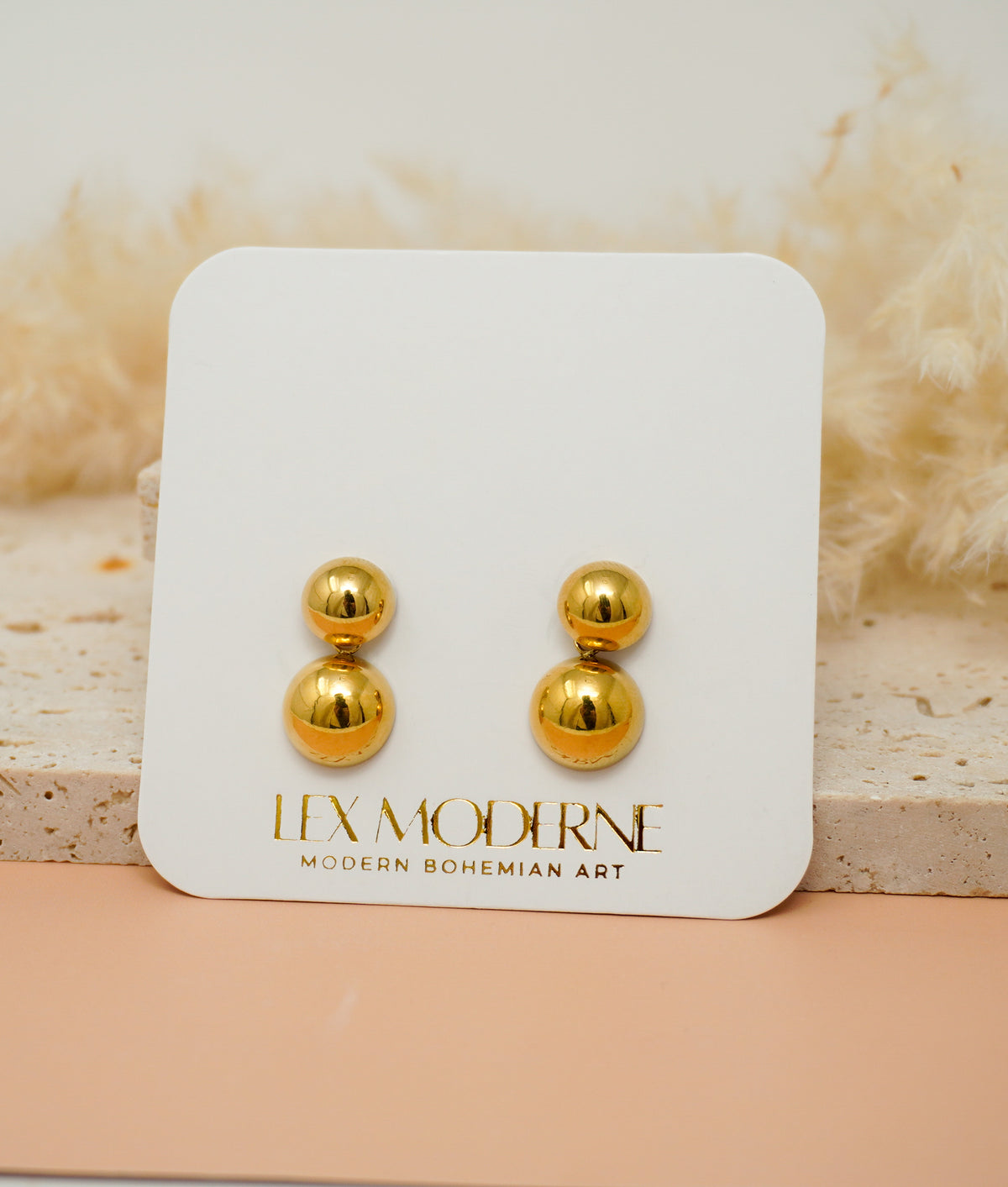 Ball Stainless Steel Stud Earrings