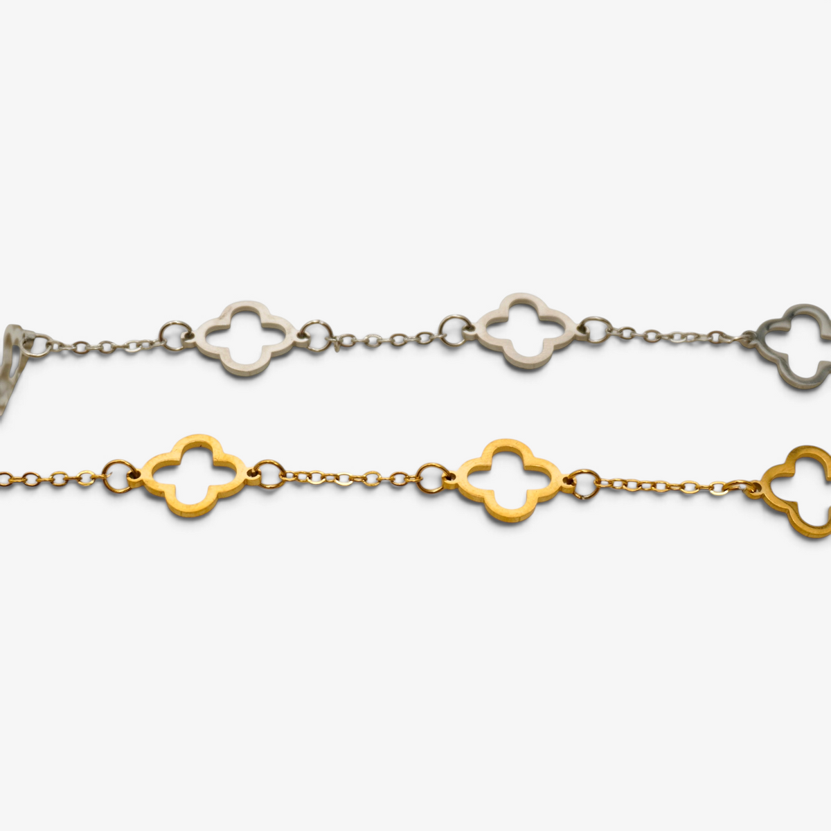 Clover Stainless Steel Bracelet