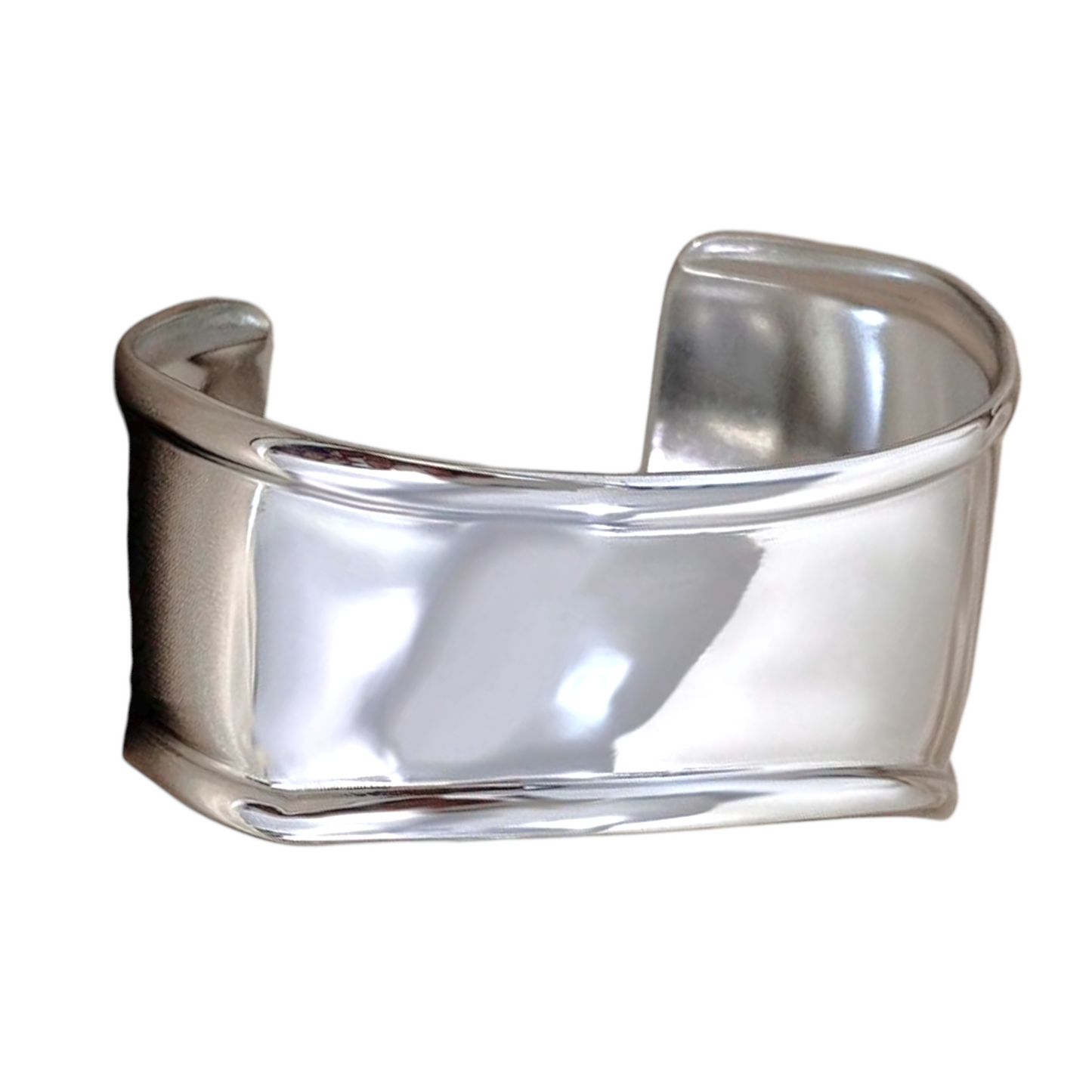 Large Stainless Steel Cuff Bracelet