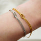 Knotted Stainless Steel Bracelet