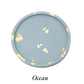 Gold Leaf Cement Coasters