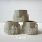 Crystal Point Cement Planter