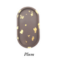 Large Gold Leaf Cement Oval Tray