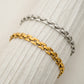 Flat Box Linked Stainless Steel Bracelet