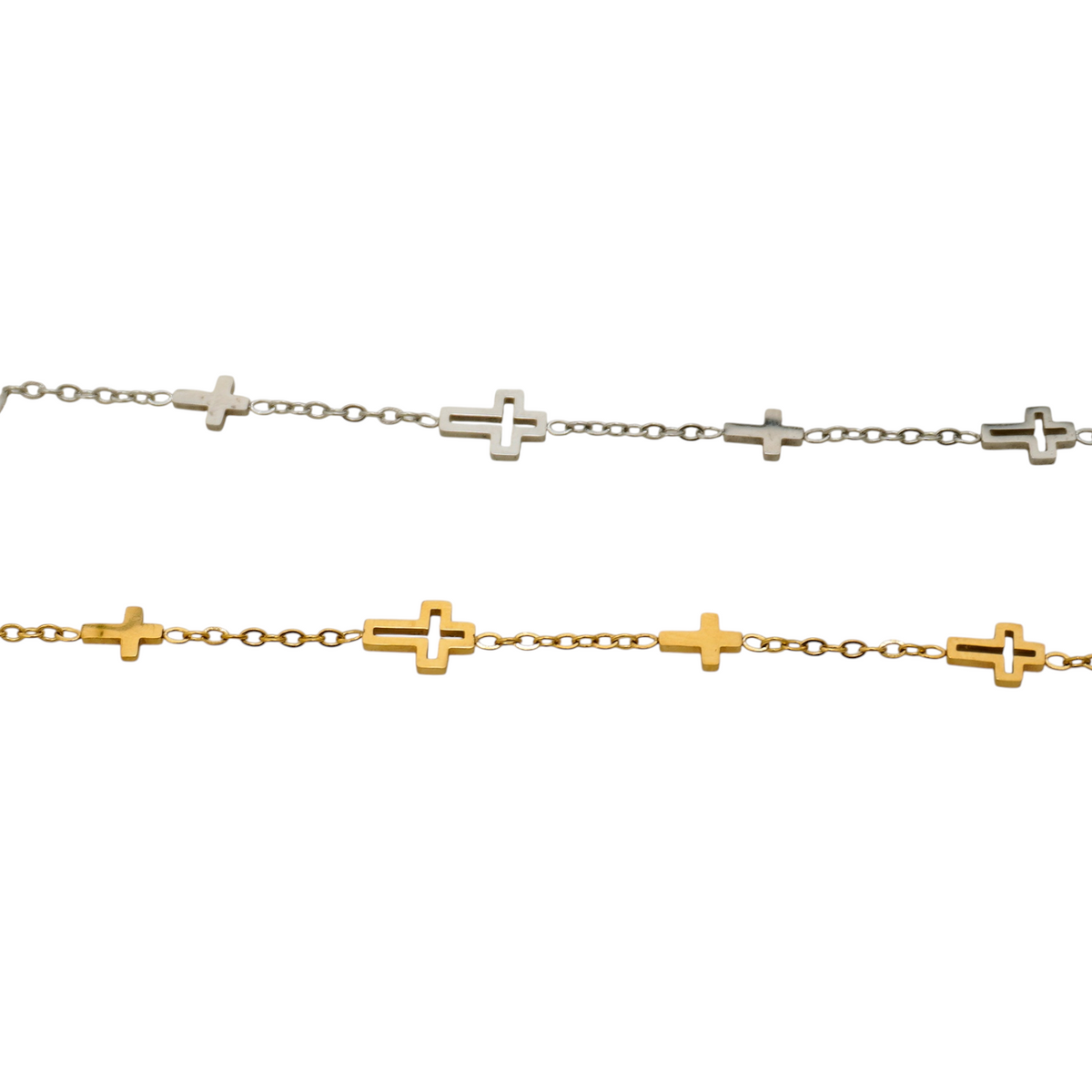 Cross Stainless Steel Bracelet
