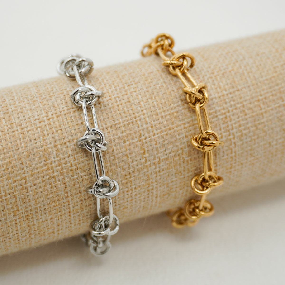 Braided Knot Stainless Steel Bracelet