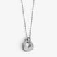 Geometric Circle Pendant Stainless Steel Necklace