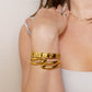 Flower Stainless Steel Bangle