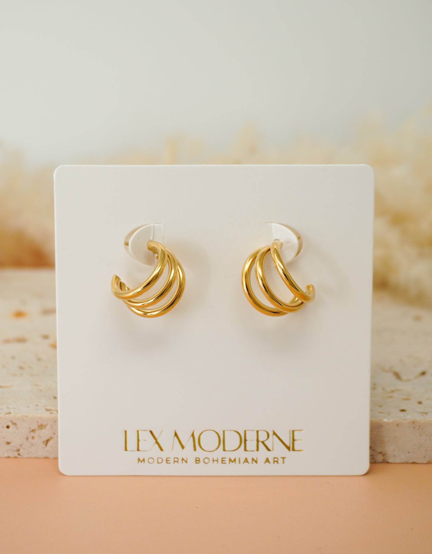 Triple Loop Stainless Steel Studs