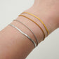 Double Layer Snake Chain Stainless Steel Bracelet