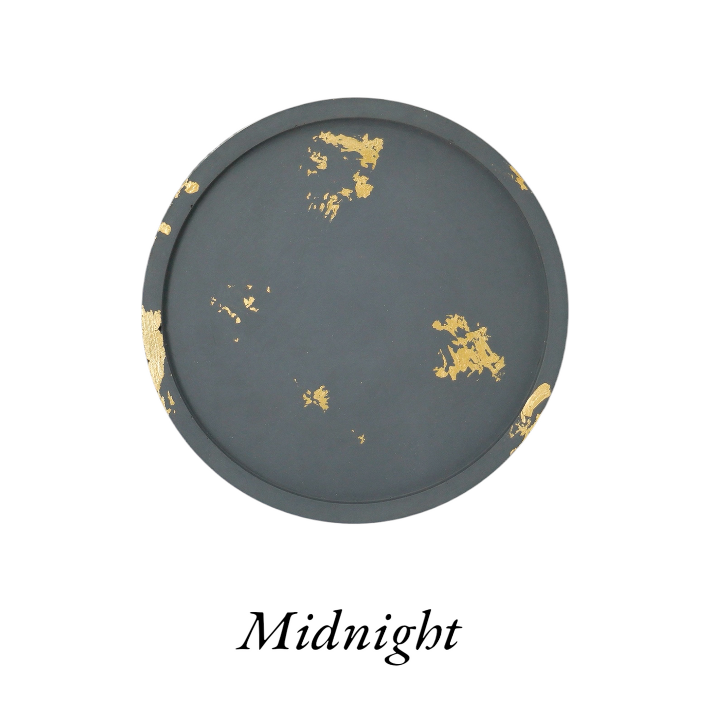 Gold Leaf Cement Coasters