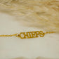 Chiefs Stainless Steel Bracelet